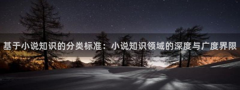 趣书网cc宝书网页：基于小说知识的分类标准：小说知识领域的深度与广度界限